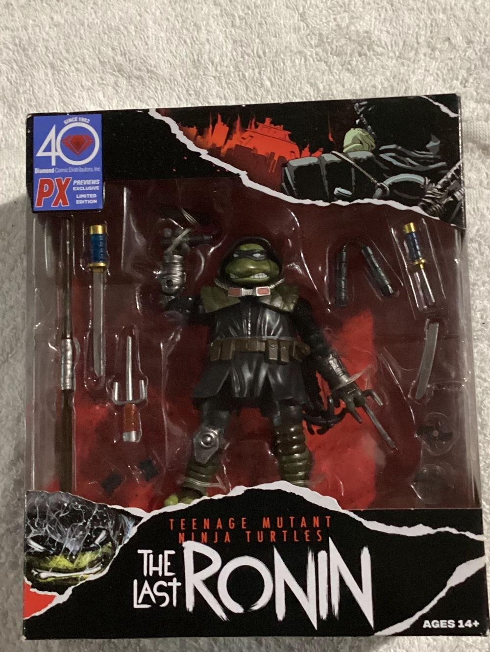 Teenage Mutant Ninja Turtles The Last Ronin Action Figure - Black & Red